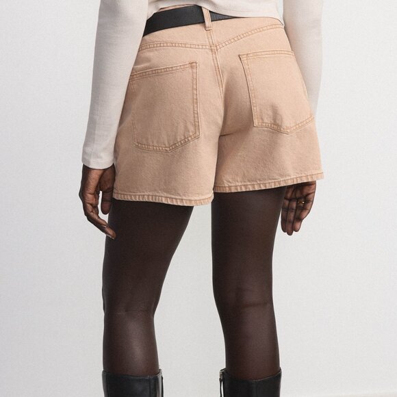 Frank And Oak The Courtney Loose Natural Dye Short in Catechu Brown Size 3131 - Picture 3 of 3